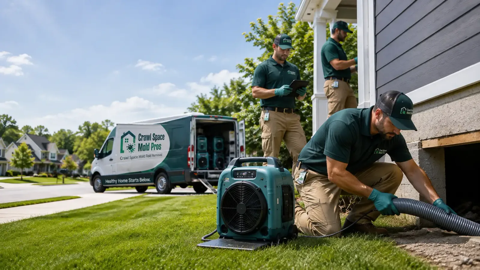 Crawl Space Mold Removal in Worland, WY